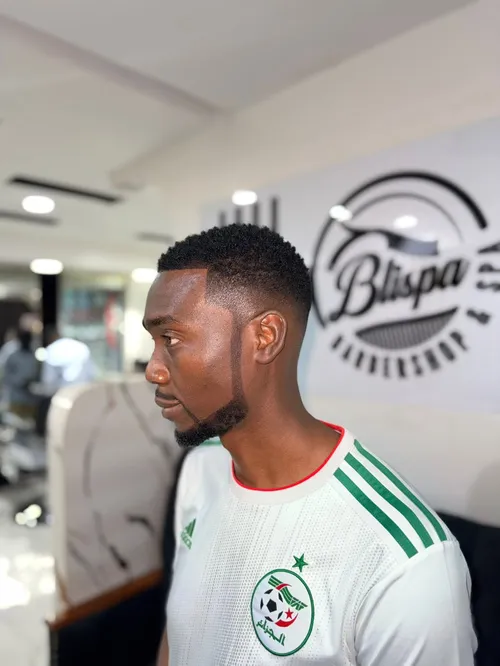 Barber at work